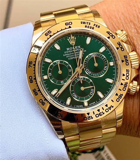 rolex green gold replica|pre owned men's rolex.